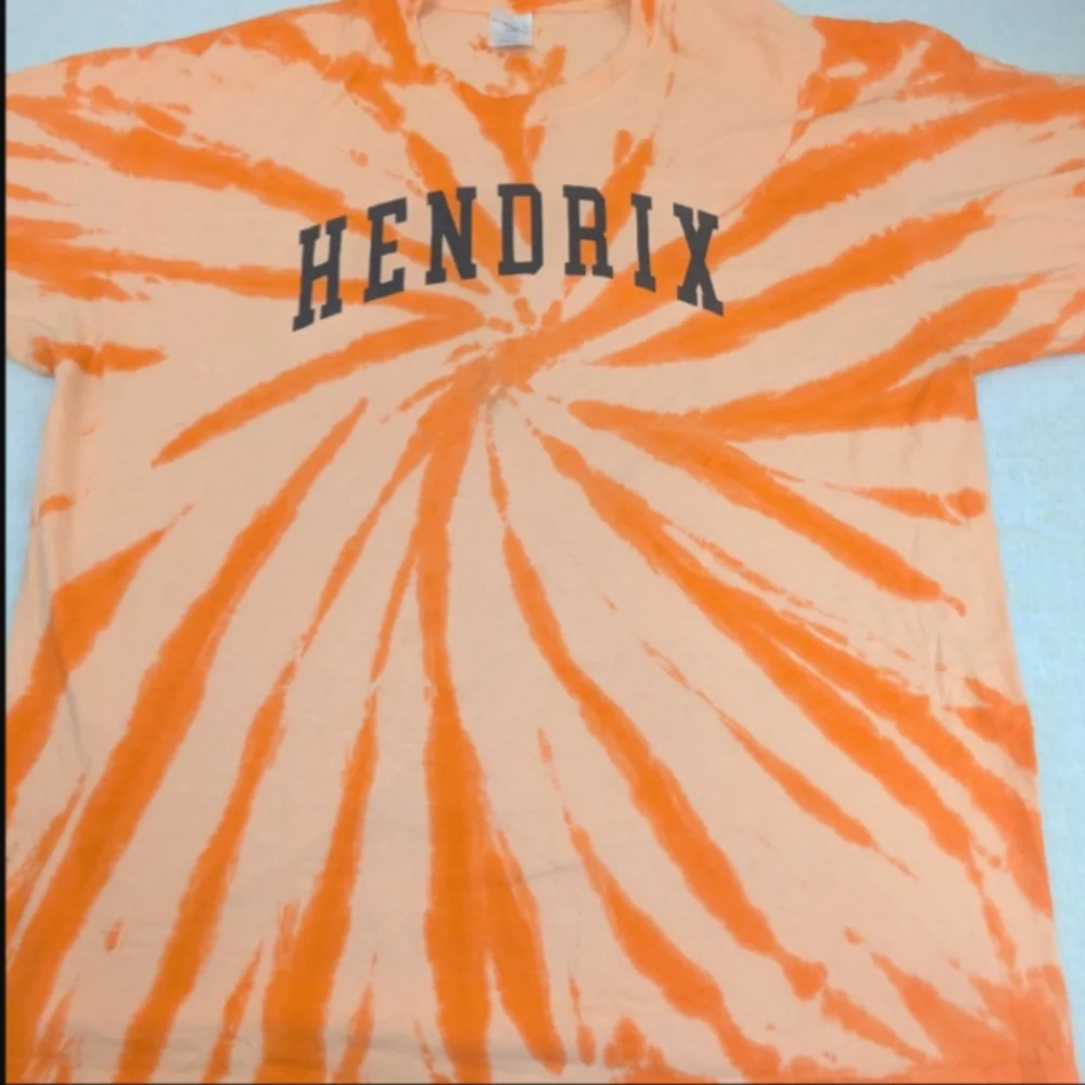 Jimi Hendrix Orange & White Swirl Tie Dye Tee XL